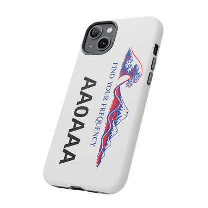 Phone Case — "Find Your Frequency" Graphic Protective Case (Custom Text Option)