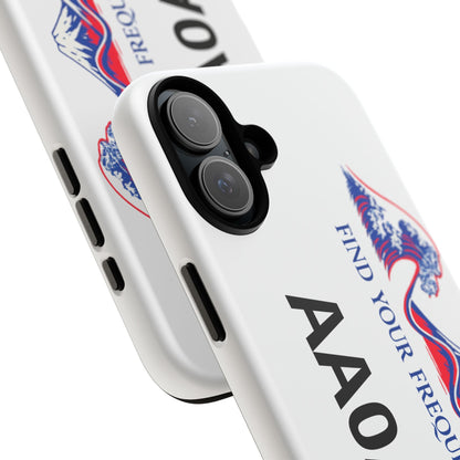 Phone Case — "Find Your Frequency" Graphic Protective Case (Custom Text Option)