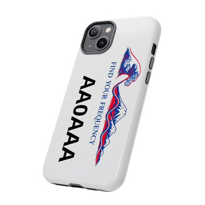 Phone Case — "Find Your Frequency" Graphic Protective Case (Custom Text Option)