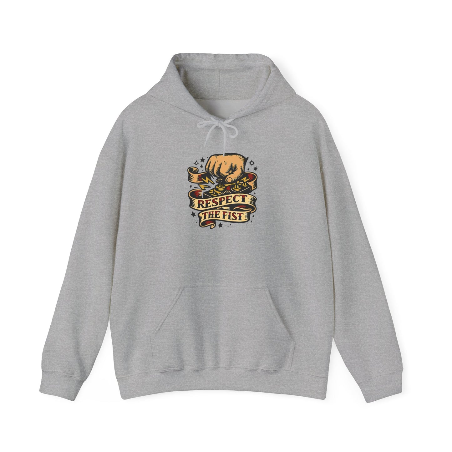 Respect the Fist Hoodie — SOTA Activator Mountain Adventure Pullover