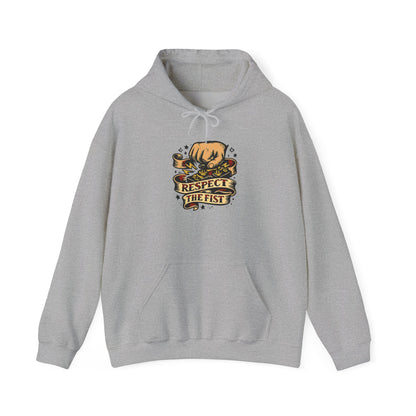 Respect the Fist Hoodie — SOTA Activator Mountain Adventure Pullover