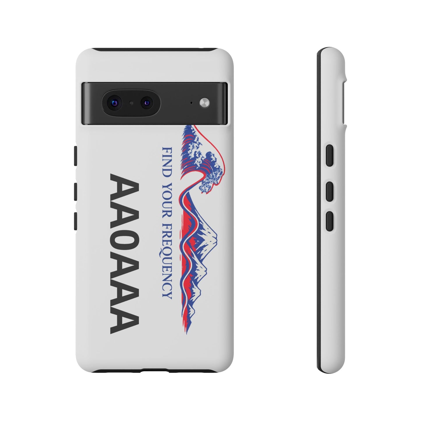 Phone Case — "Find Your Frequency" Graphic Protective Case (Custom Text Option)