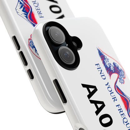 Phone Case — "Find Your Frequency" Graphic Protective Case (Custom Text Option)