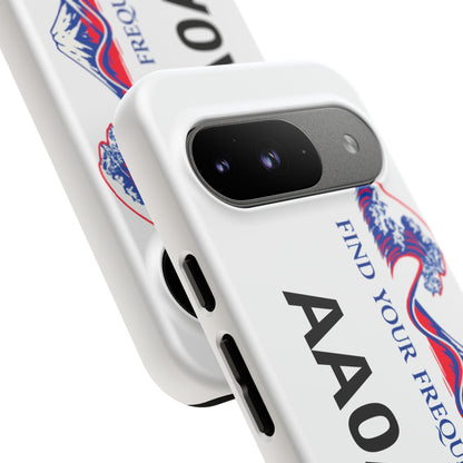 Phone Case — "Find Your Frequency" Graphic Protective Case (Custom Text Option)