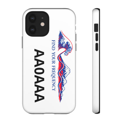 Phone Case — "Find Your Frequency" Graphic Protective Case (Custom Text Option)