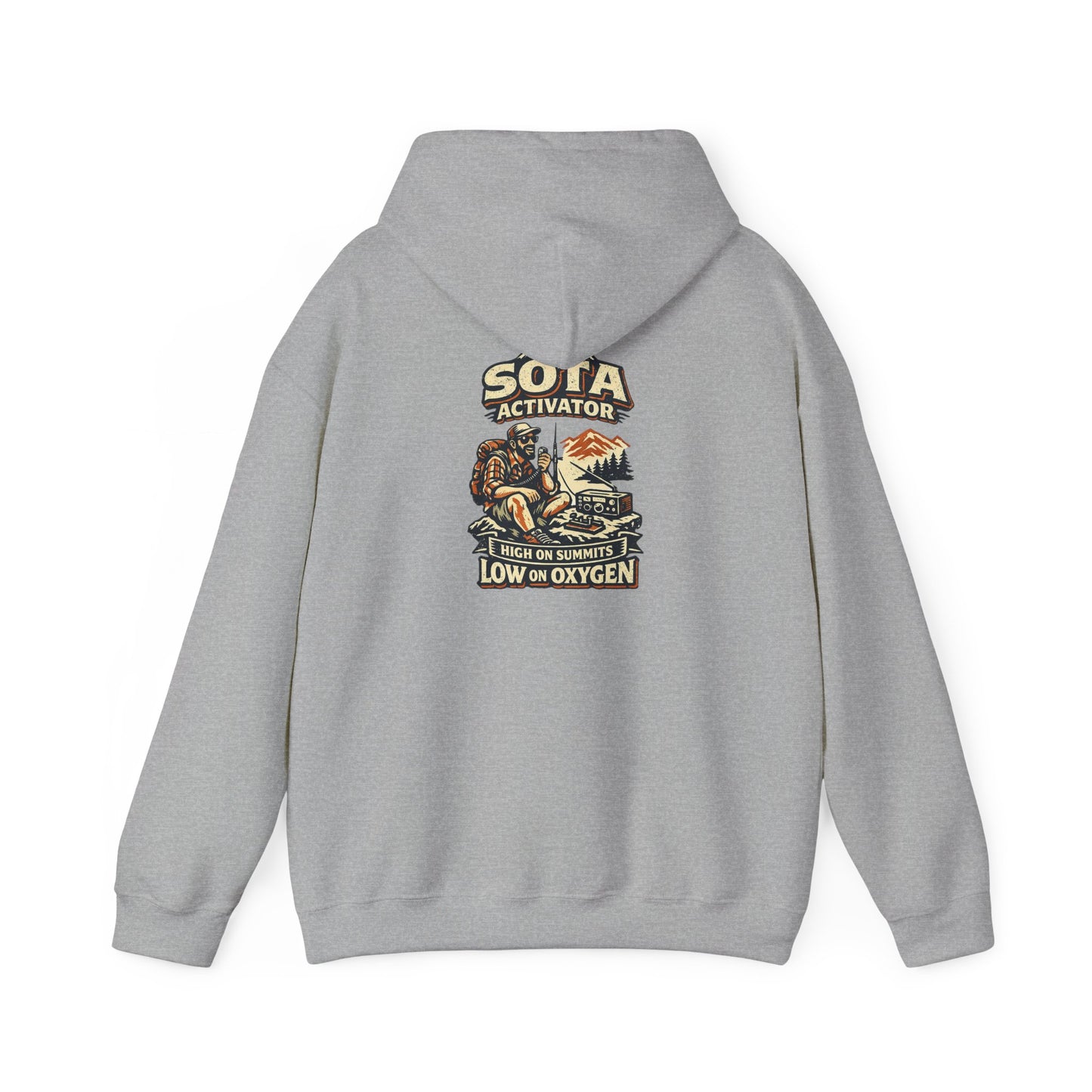Respect the Fist Hoodie — SOTA Activator Mountain Adventure Pullover